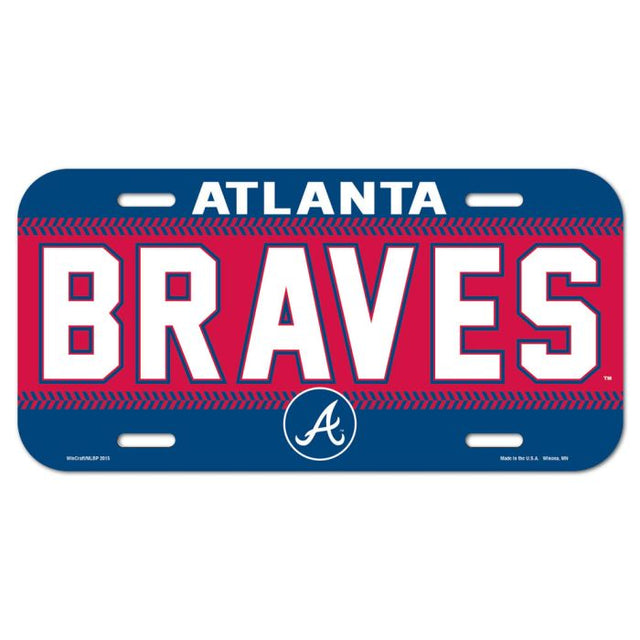 Atlanta Braves License Plate