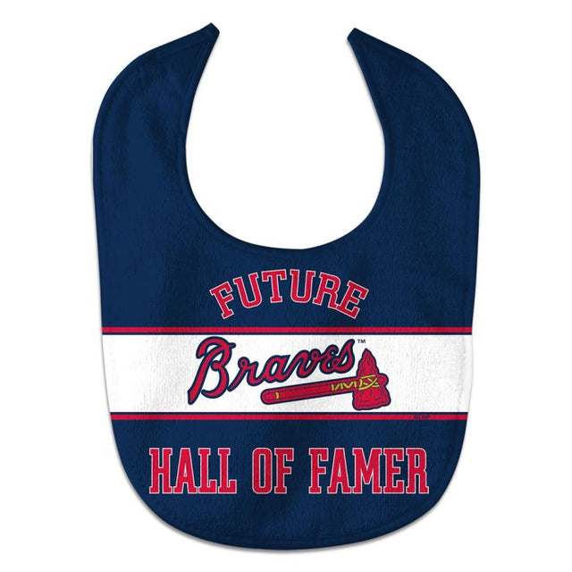 Babero para bebé All Pro de los Atlanta Braves / Littlest Fan Future Hall of Famer