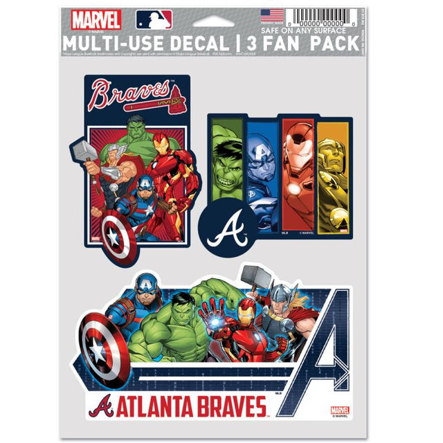 Atlanta Braves / Marvel (c) 2021 MARVEL Multi Use 3 Fan Pack