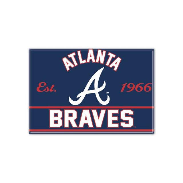 Atlanta Braves Metal Magnet 2.5" x 3.5"