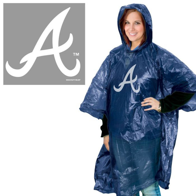 Poncho de lluvia de los Bravos de Atlanta