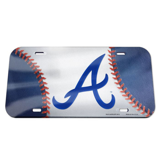 Atlanta Braves Specialty Acrylic License Plate