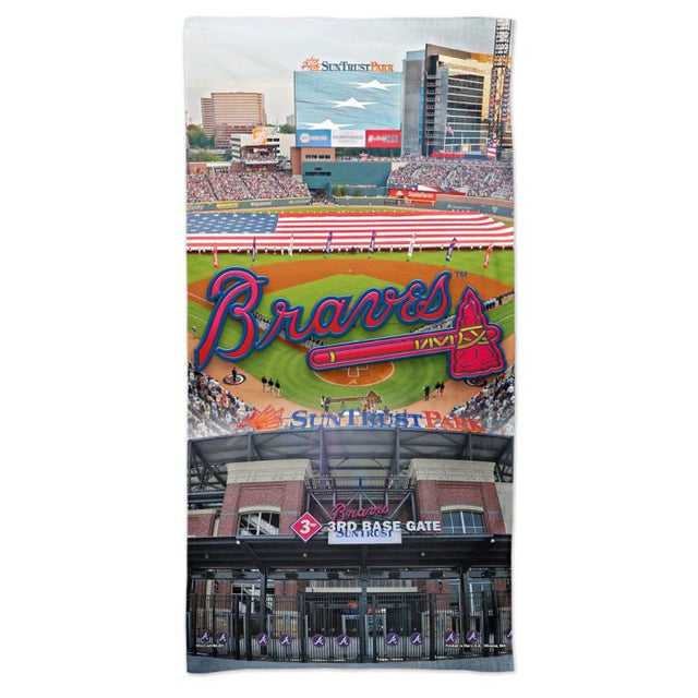 Toalla de playa Spectra de los Atlanta Braves/Stay, 30" x 60"