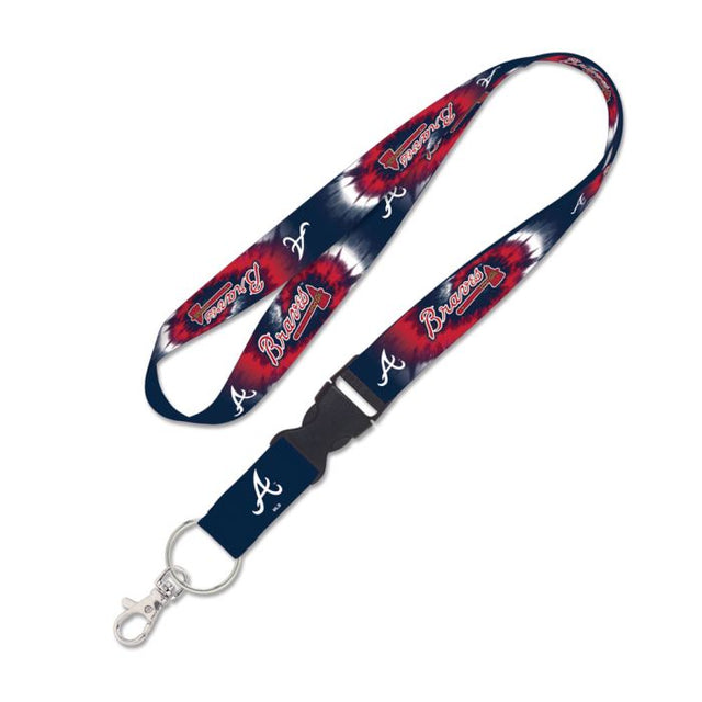 Atlanta Braves TDYE Lanyard w/detachable buckle 1"