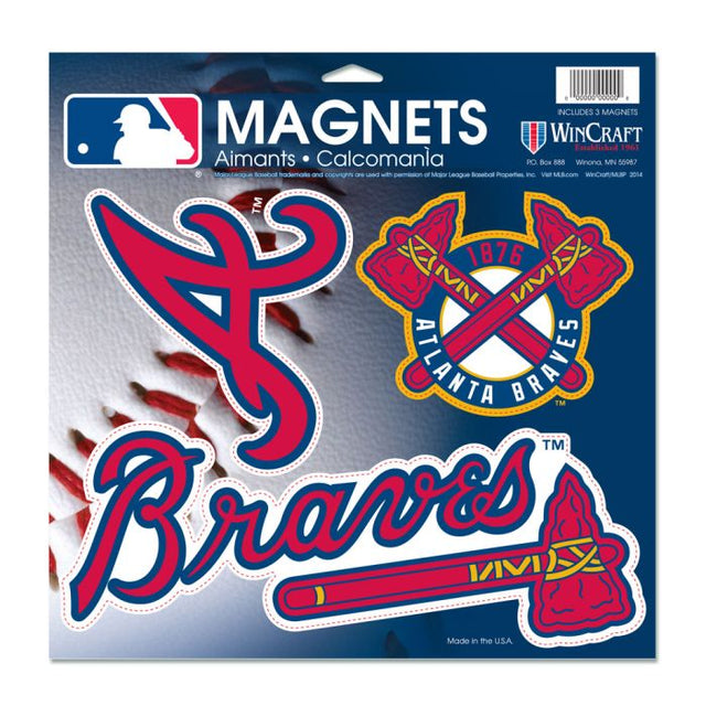 Atlanta Braves Vinyl Magnet 11" x 11"