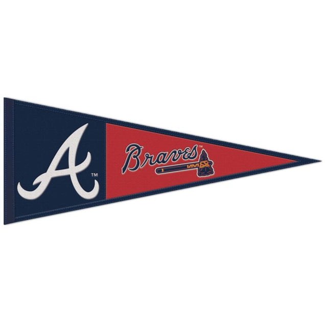 Atlanta Braves Wool Pennant 13" x 32"