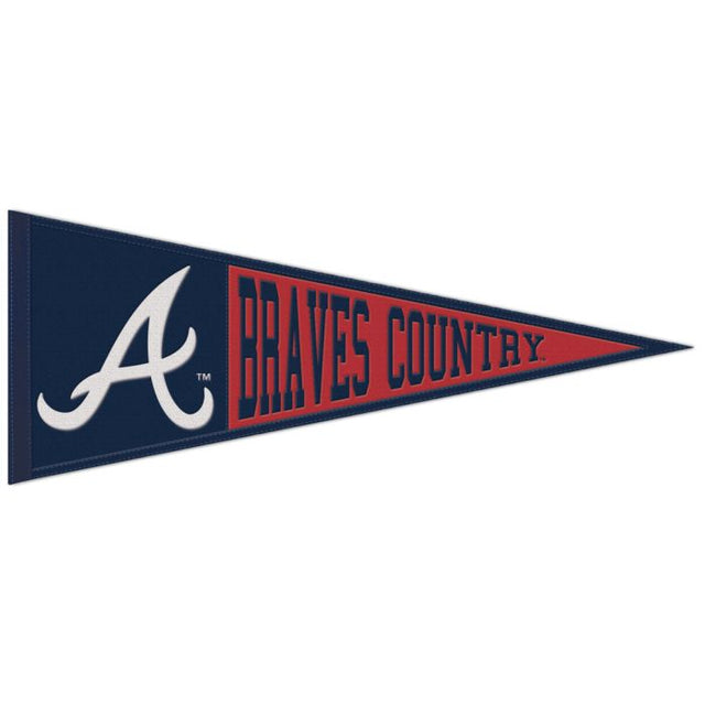 Atlanta Braves Wool Pennant 13" x 32"