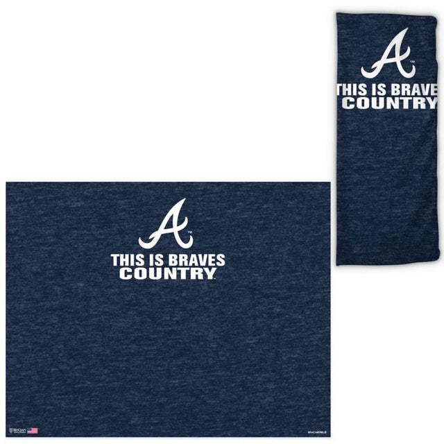 Atlanta Braves heathered Fan Wraps