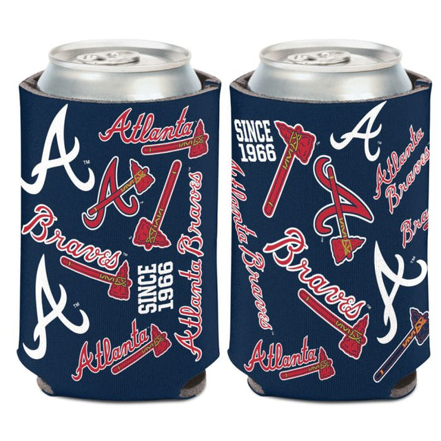 Enfriador de lata de 12 oz de los Atlanta Braves.