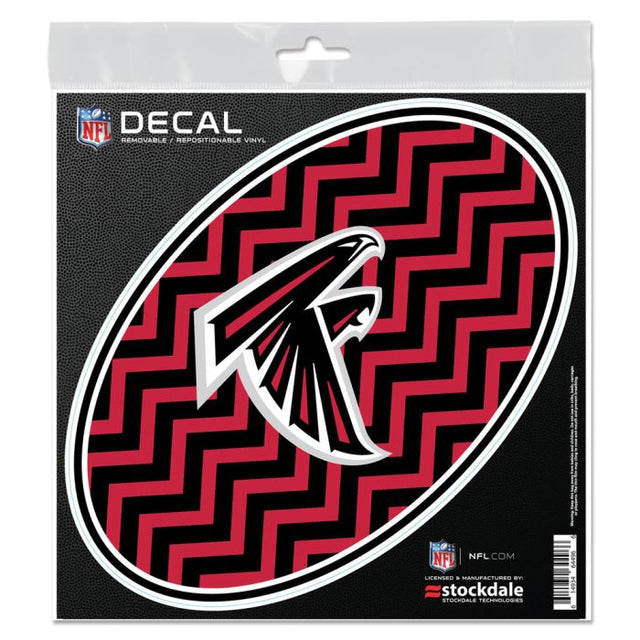 Atlanta Falcons CHEVRON All Surface Decal 6" x 6"