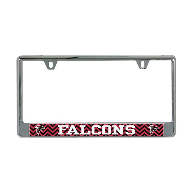 Atlanta Falcons CHEVRON Lic Plate Frame B/O Printed