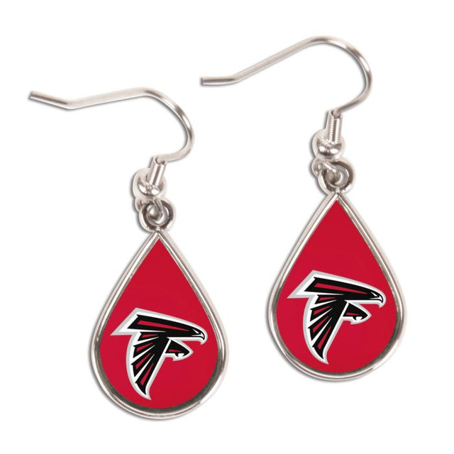 Pendientes de los Atlanta Falcons con forma de lágrima