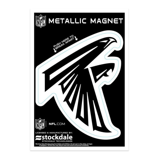 Atlanta Falcons Metallic Magnets 3" x 5"