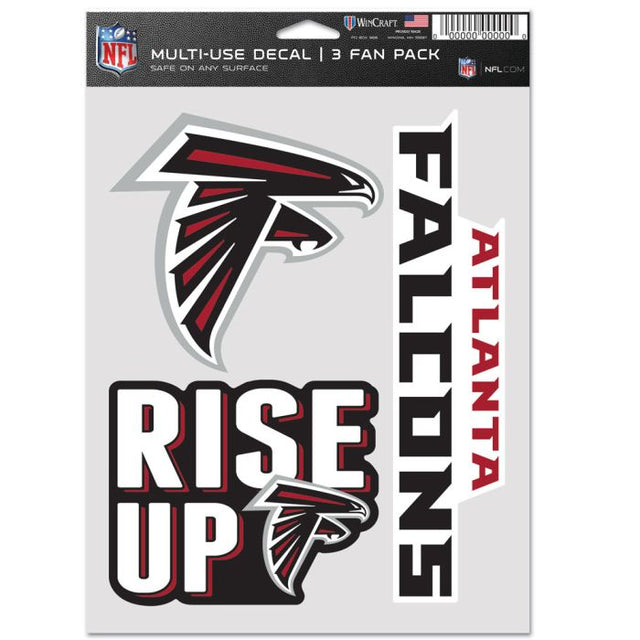 Paquete multiusos para 3 fanáticos de los Atlanta Falcons