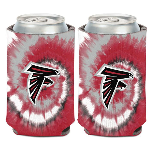 Enfriador de lata con teñido anudado de los Atlanta Falcons, 12 oz.