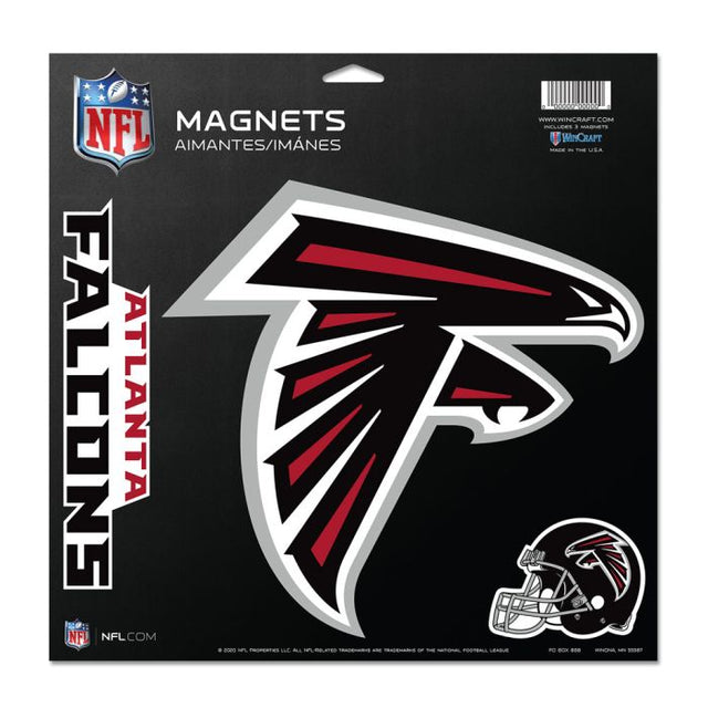 Imán de vinilo de los Atlanta Falcons de 11" x 11"