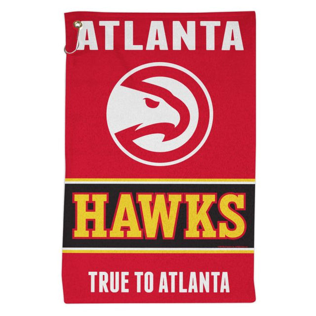 Toalla deportiva de 16 x 25 de los Atlanta Hawks