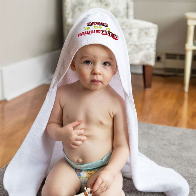 Atlanta Hawks BORN All Pro Hooded Baby Towel