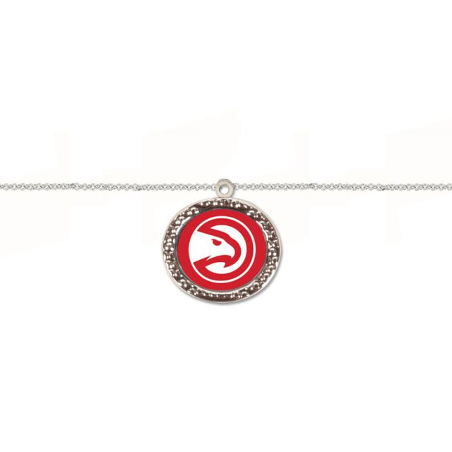 Pulsera de los Atlanta Hawks con dije de joyería en cartulina