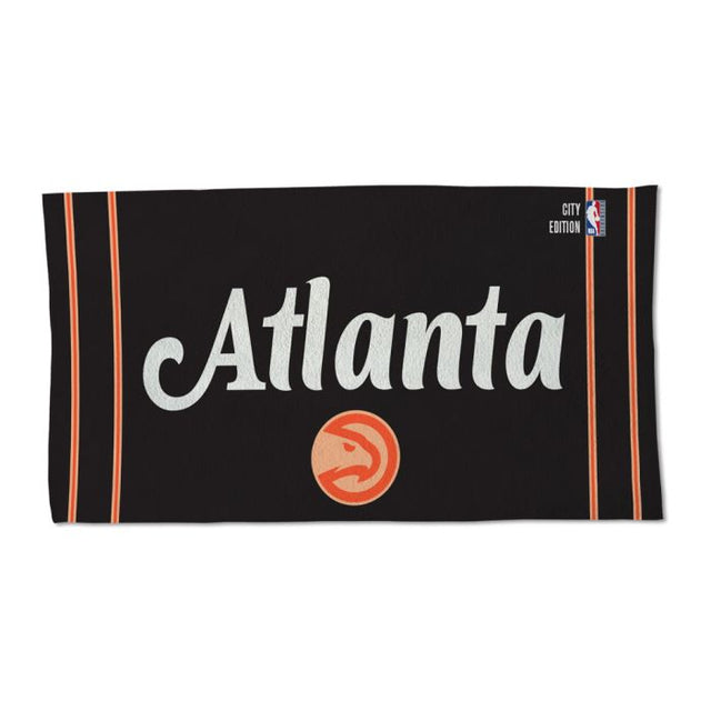 Toalla de vestuario de un solo lado a todo color de los Atlanta Hawks