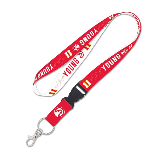 Atlanta Hawks Lanyard w/detachable buckle 1" Trae Young