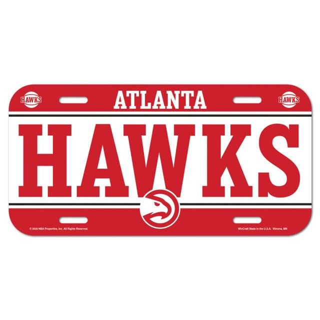 Atlanta Hawks License Plate