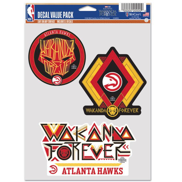 PAQUETE PARA 3 FANS MULTIUSOS MARVEL 2022 Atlanta Hawks / Marvel (C)