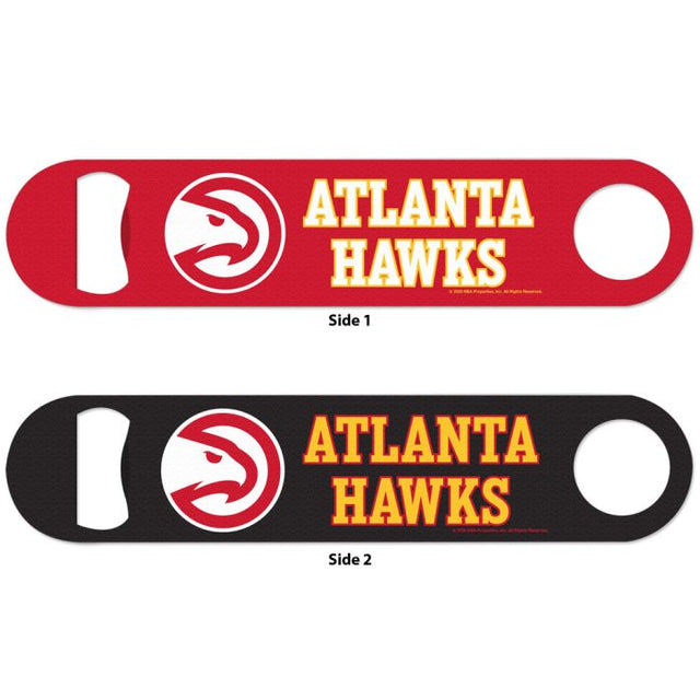 Atlanta Hawks Metal Bottle Opener 2 Sided