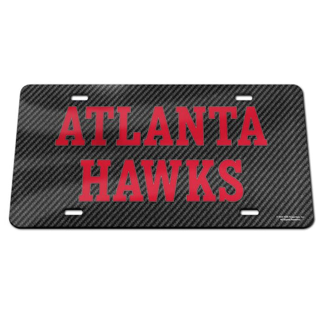 Atlanta Hawks Specialty Acrylic License Plate