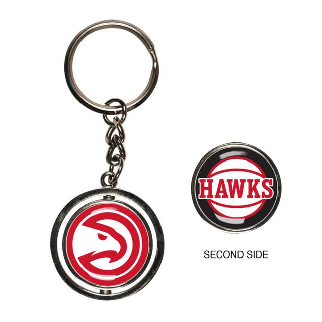 Llavero con spinner de los Atlanta Hawks