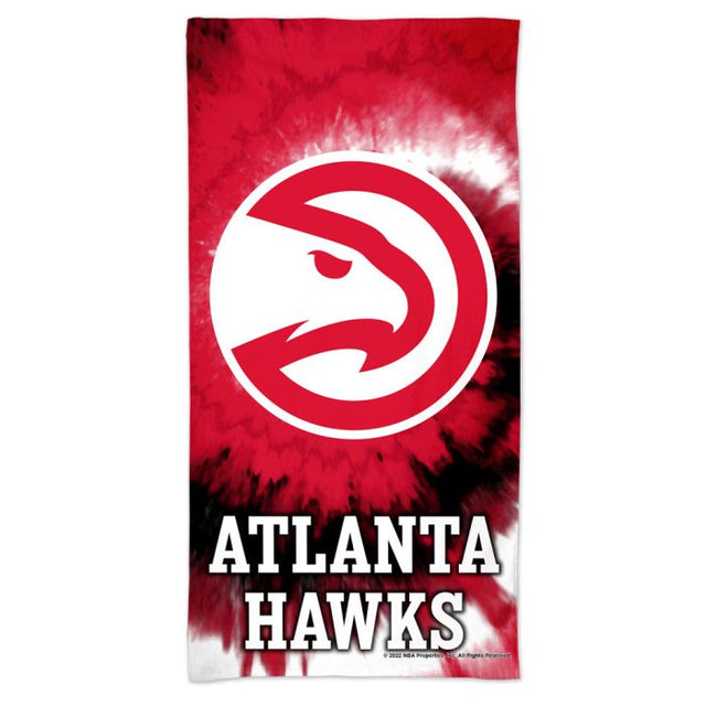 Toalla de playa Spectra TDYE de los Atlanta Hawks de 30" x 60"