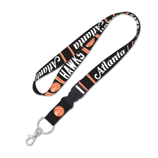 Atlanta Hawks city Lanyard w/detachable buckle 1"