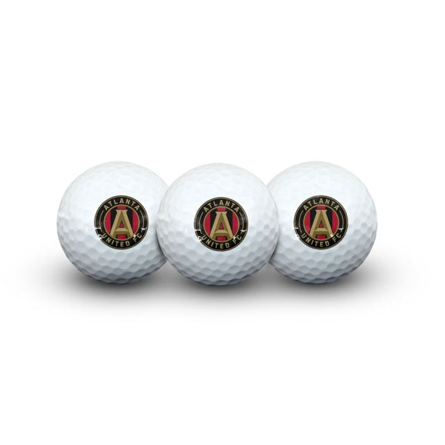 Pelotas de golf Atlanta United 3 en formato concha