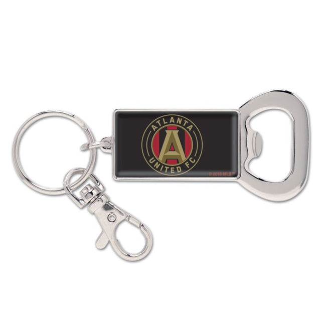 Llavero rectangular con abrebotellas del Atlanta United