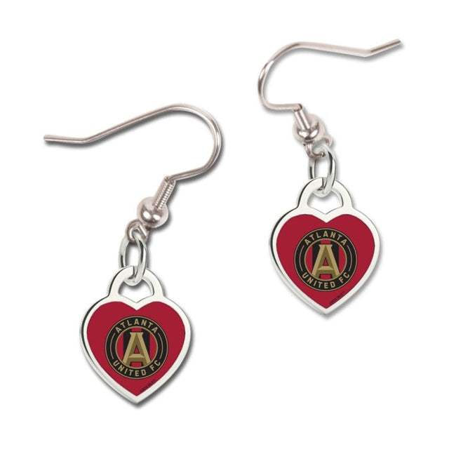 Pendientes Atlanta United con corazón en 3D