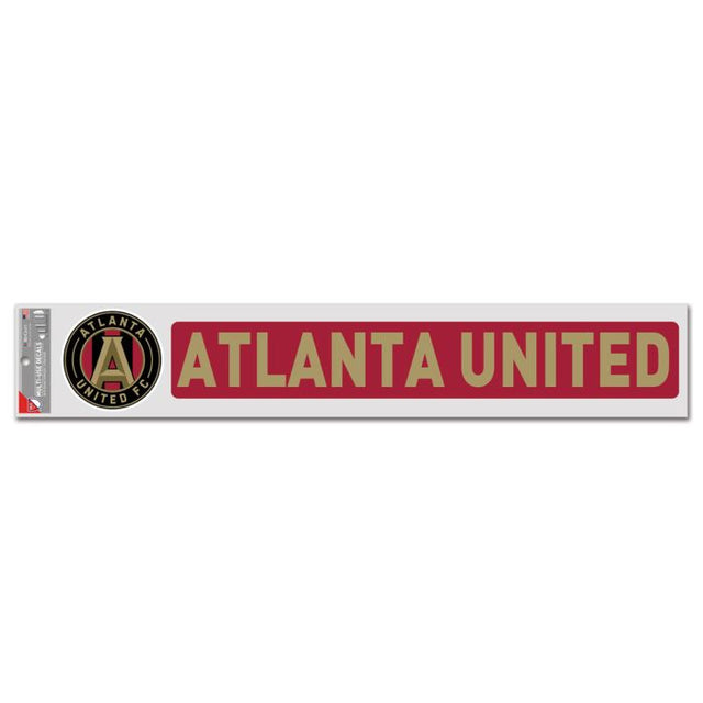 Calcomanías para fanáticos del Atlanta United de 3" x 17"