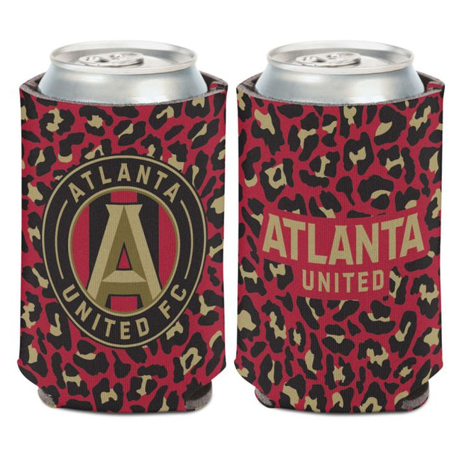 Enfriador de latas con ESTAMPADO DE LEOPARDO de Atlanta United, 12 oz.