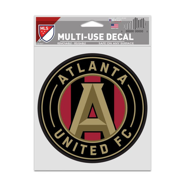 Calcomanías para fanáticos con el logotipo de Atlanta United de 3,75" x 5"