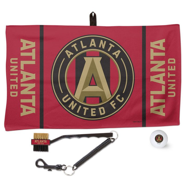 Juego de toallas de golf con diseño de gofres y logotipo de Atlanta United