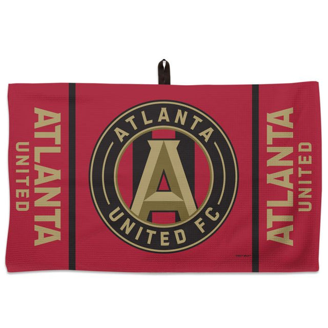 Toalla de gofre con el logotipo y la marca denominativa de Atlanta United, 14" x 24"