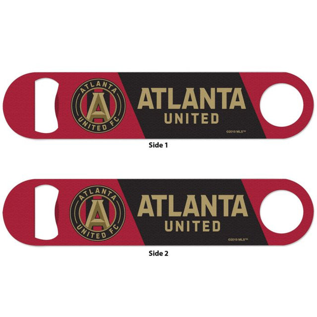 Abridor de botellas de metal de 2 lados de Atlanta United