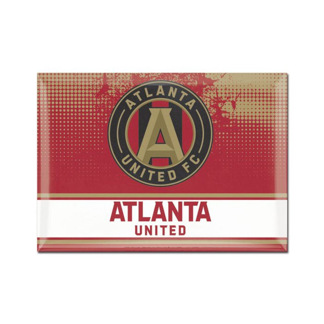 Imán metálico de Atlanta United de 2,5" x 3,5"