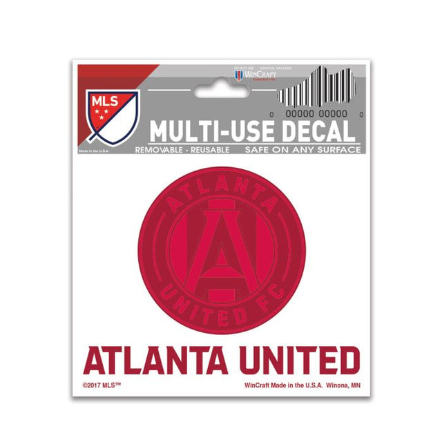 Calcomanía multiusos de Atlanta United de 3" x 4"