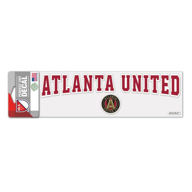 Calcomanías de corte perfecto de Atlanta United de 3" x 10"