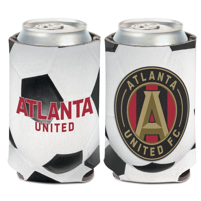 Enfriador de lata con forma de balón de fútbol Atlanta United de 12 oz.