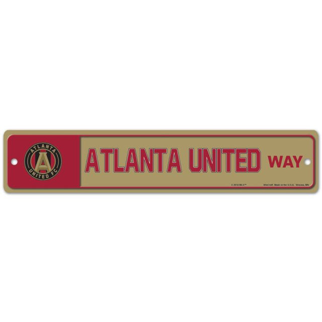 Letrero de calle/zona de Atlanta United de 3,75" x 19"