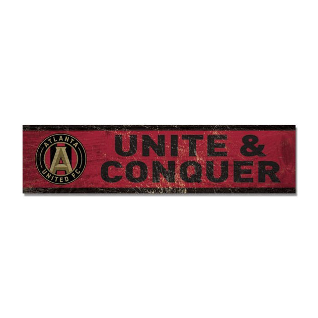 Imán de madera de Atlanta United de 1,5" x 6"