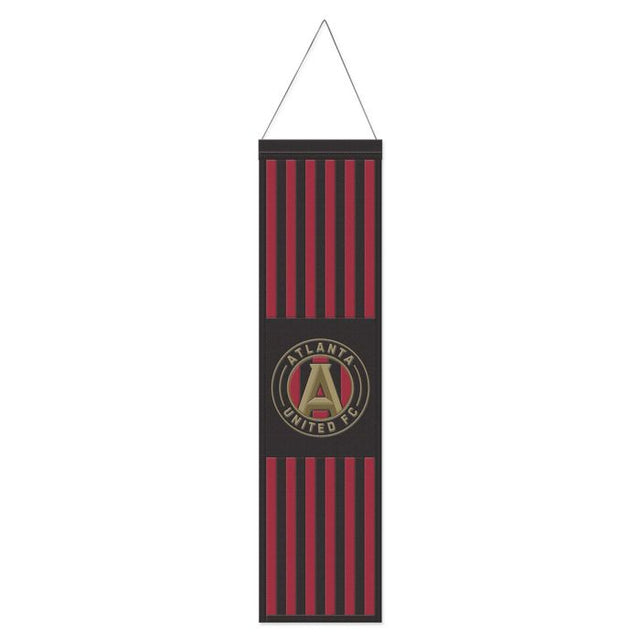 Bandera de lana del Atlanta United de 8" x 32"