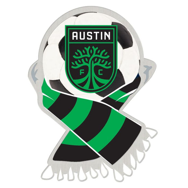 Tarjeta de joyería con pin de colección del Austin FC