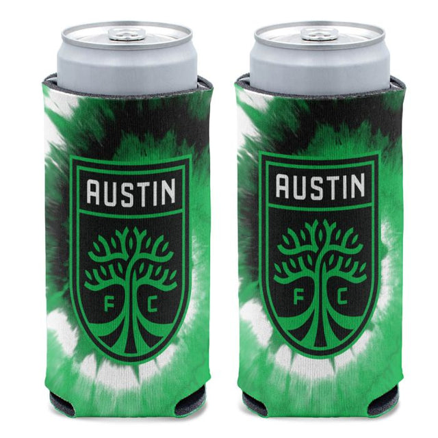 Enfriador de latas delgado de 12 oz con teñido anudado Austin FC